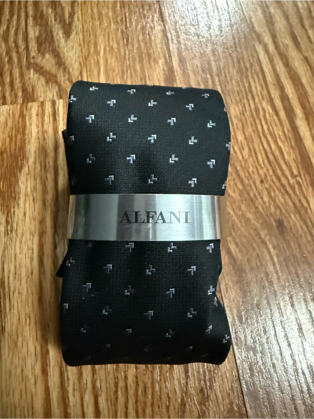 🆕 Alfani Black Print Tie